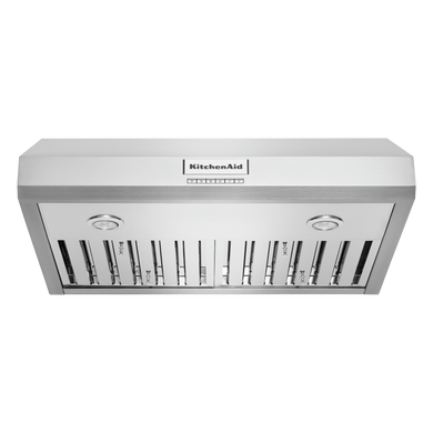 Kitchenaid® Hotte de ventilation sous l’armoire de style commercial à classe de moteur de 585 pi cu/min - 30 po KVUC600KSS