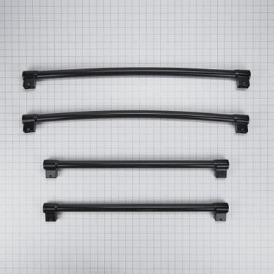 Trousse de poignées pour réfrigérateur à portes françaises noir W10716735