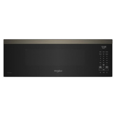 Whirlpool® Four à micro-ondes intelligent à hotte intégrée et profil bas de 1,1 pi cu avec ventilation de 450 pi³/min à 4 vitesses YWMML5530RV