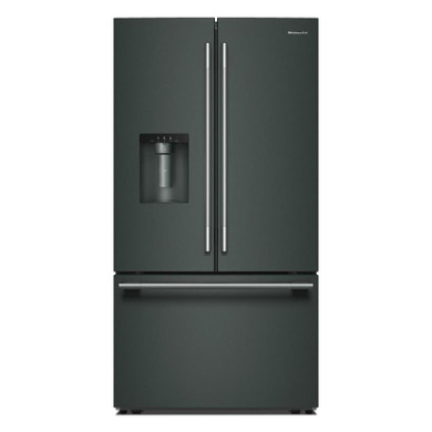 Kitchenaid® Réfrigérateur à portes françaises avec distributeur d’eau et de glaçons extérieur - 30 pi cu KRFF436SJP