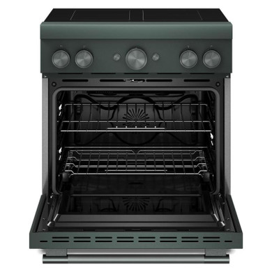 Cuisinière à induction non encastrée de style commercial à 4 éléments avec friture à air KitchenAid® de 30 po KFIS930SJP