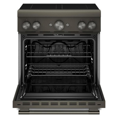 Cuisinière à induction non encastrée de style commercial à 4 éléments avec friture à air KitchenAid® de 30 po KFIS930SBE