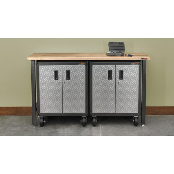 Gladiator® Ensemble de roulettes pour armoire modulaire GearBox prête à assembler GACK04KDSX