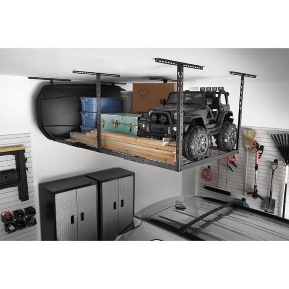 Gladiator® Tablette de rangement suspendue GearLoft™ de 4 pi (121,9 cm) X 8 pi (243,8 cm) GALS48M4JG