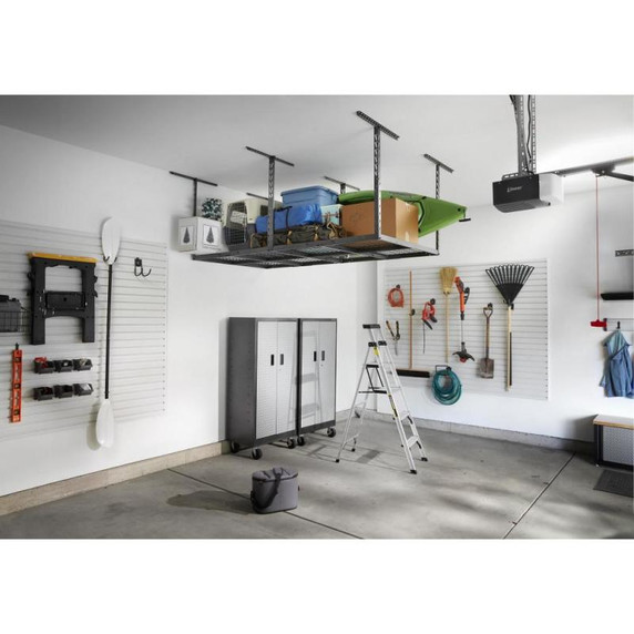 Gladiator® Tablette de rangement suspendue GearLoft™ de 4 pi (121,9 cm) X 8 pi (243,8 cm) GALS48M4JG
