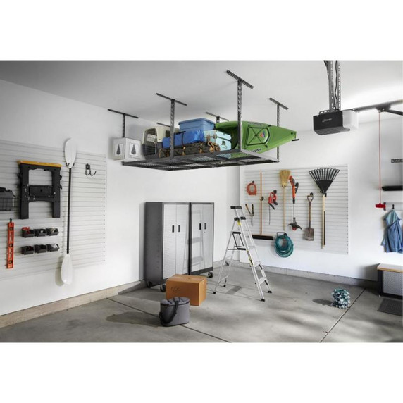 Gladiator® Tablette de rangement suspendue GearLoft™ de 4 pi (121,9 cm) X 8 pi (243,8 cm) GALS48M4JG