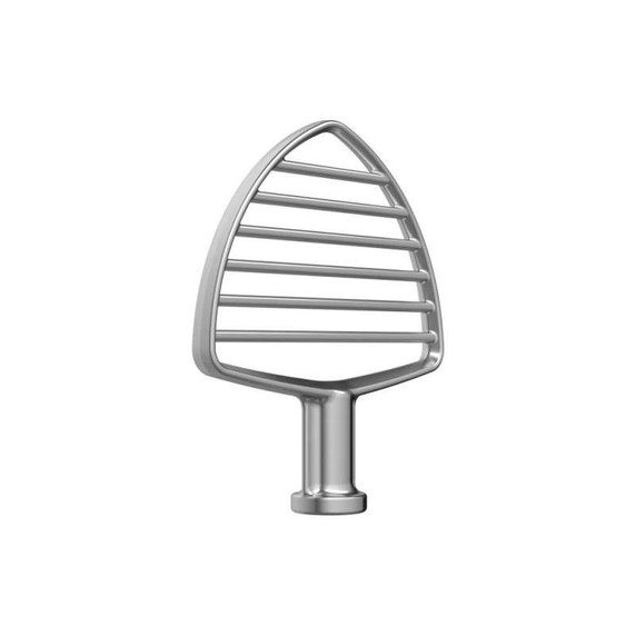 Accessoire-batteur à pâtisserie en acier inoxydable pour batteurs sur socle à bol relevable KitchenAid® KSMPB7SS