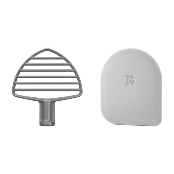 Accessoire-batteur à pâtisserie en acier inoxydable pour batteurs sur socle à bol relevable KitchenAid® KSMPB7SS
