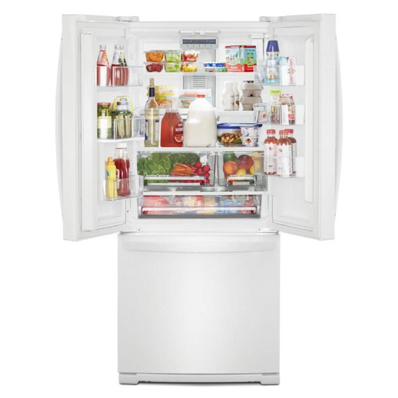 Whirlpool® Réfrigérateur à portes françaises - 30 po - 20 pi cu WRF560SFHW