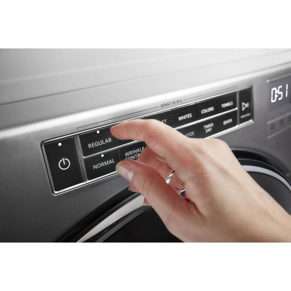Whirlpool® Sécheuse électrique à chargement frontal avec programmes assistés à la vapeur - 7.4 pi cu YWED8620HC