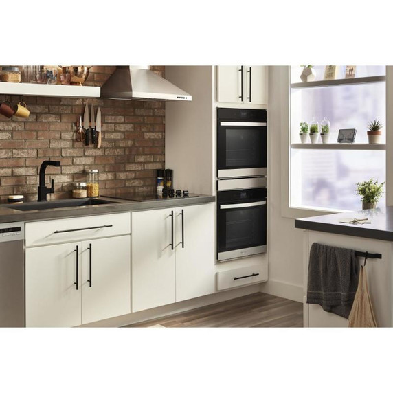 Whirlpool® Four mural double à convection véritable - 24 po - 5.8 pi cu WOD52ES4MZ