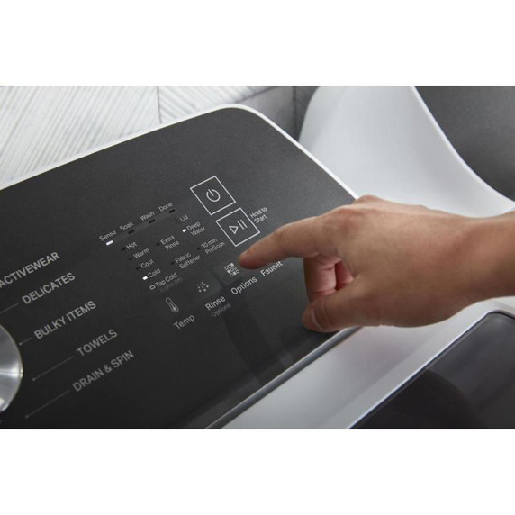Whirlpool® Laveuse à chargement vertical avec agitateur amovible - 5.4-5.5 pi cu C.E.I. WTW5057LW