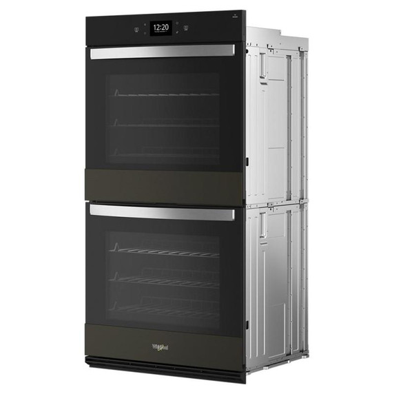 Whirlpool® Four mural double intelligent avec friture à air de 10 pi cu WOED7030PV