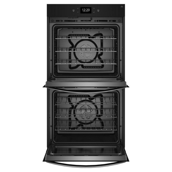 Whirlpool® Four mural double intelligent avec friture à air de 10 pi cu WOED7030PV
