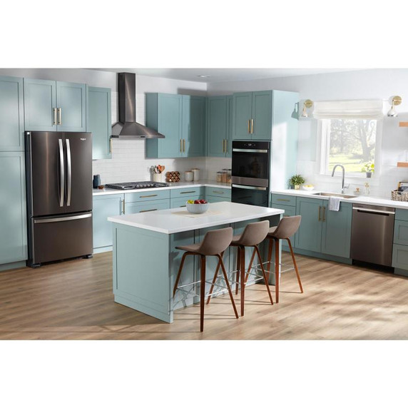 Whirlpool® Four mural double intelligent avec friture à air de 10 pi cu WOED7030PV