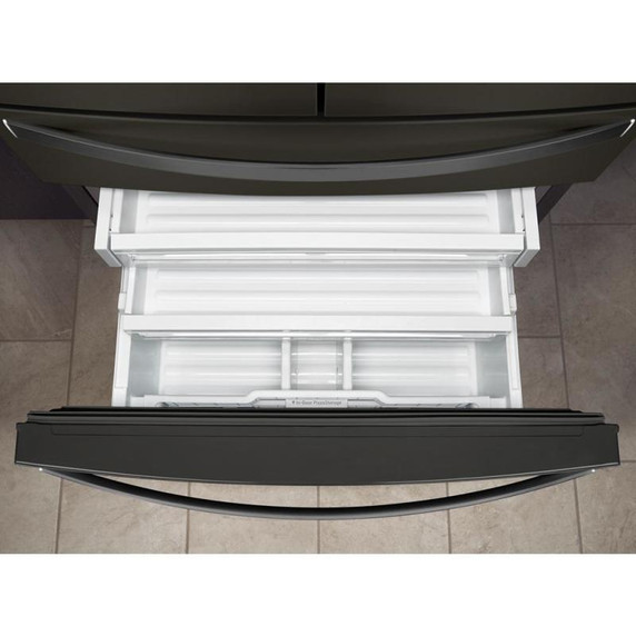 Whirlpool® Réfrigérateur à 4 portes avec bacs de préparation et de rangement, de - 26 pi cu - 36 po WRMF7736PV
