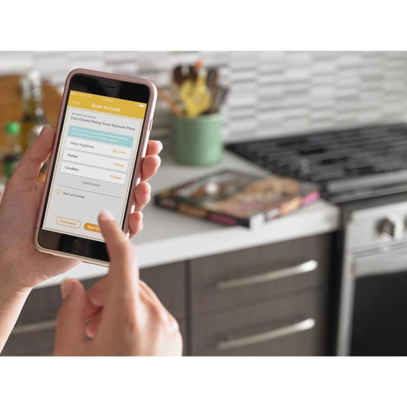 Whirlpool® Cuisinière au gaz intelligente à commandes frontales avec grilles en fonte à charnière EZ-2-LiftTM - 5.8 pi cu WEG750H0HZ