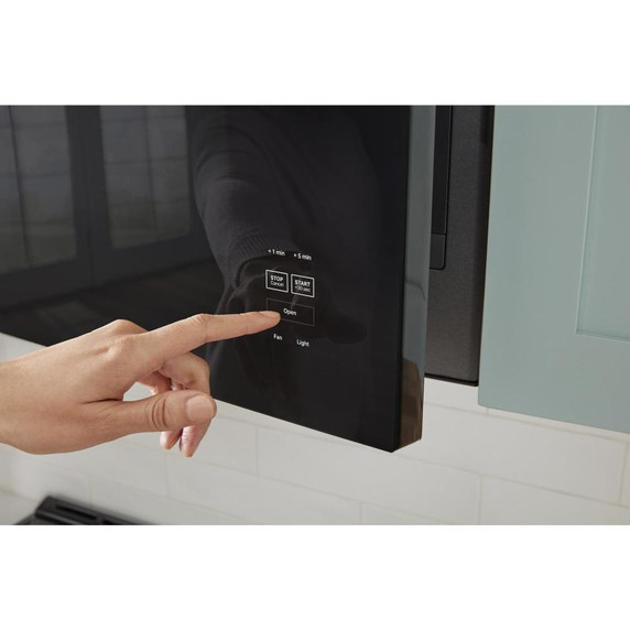 Whirlpool® Four à micro-ondes à hotte intégrée affleurant sans plateau tournant YWMMF5930PW