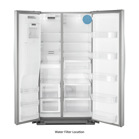 Réfrigérateur côte à côte - 36 po - 28 pi cu Whirlpool® WRS588FIHZ