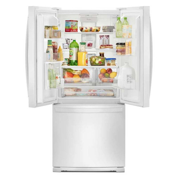 Whirlpool® Réfrigérateur à portes françaises - 30 po - 20 pi cu WRF560SEHW