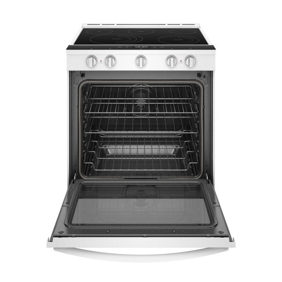Whirlpool® Cuisinière électrique coulissante intelligente avec technologie Frozen BakeTM - 6.4 pi cu YWEE750H0HW