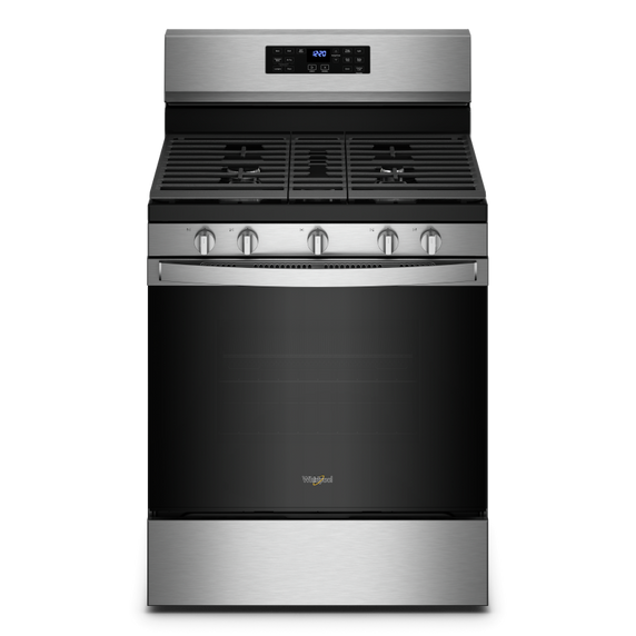 Cuisinière au gaz 5 en 1 avec four à friture à l’air - 5 pi cu Whirlpool® WFG550S0LZ