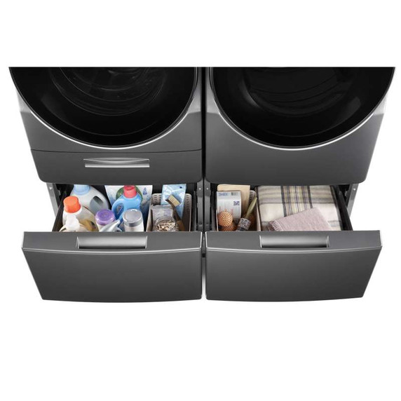 Whirlpool® Piédestal avec rangement pour laveuse et sécheuse à chargement frontal, 15.5 po (39,4 cm) WFP2715HC