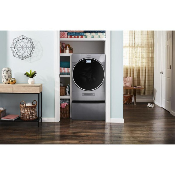 Whirlpool® Piédestal avec rangement pour laveuse et sécheuse à chargement frontal, 15.5 po (39,4 cm) WFP2715HC