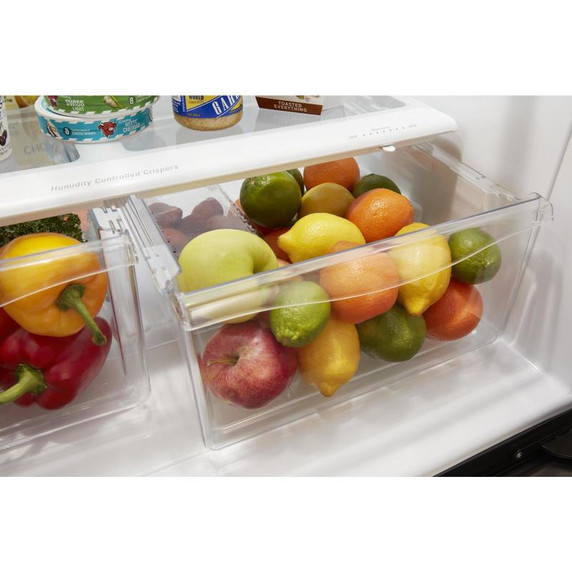 Whirlpool® Réfrigérateur à congélateur inférieur, 33 po, 22 pi³ WRB322DMHV