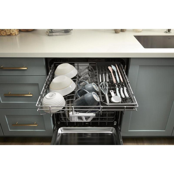 Whirlpool® Lave-vaisselle résistant aux traces de doigts à grande capacité avec 3e panier WDT970SAKZ