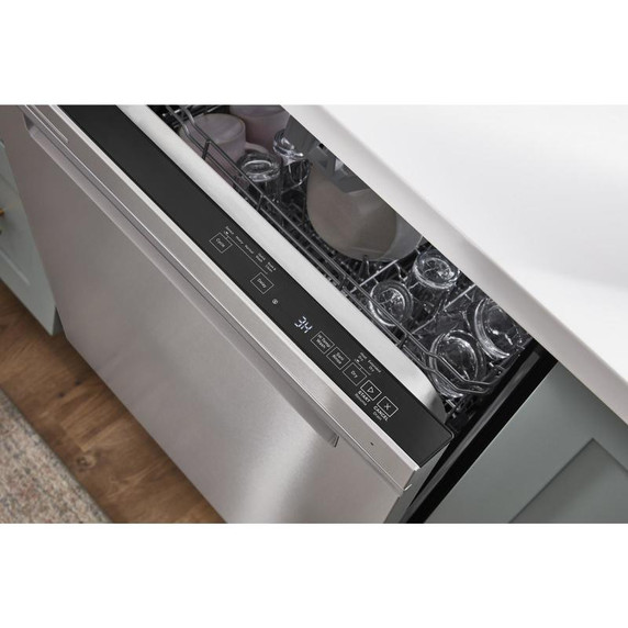 Whirlpool® Lave-vaisselle résistant aux traces de doigts à grande capacité avec 3e panier WDT970SAKZ