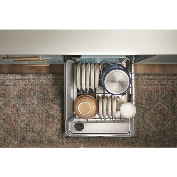 Whirlpool® Lave-vaisselle résistant aux traces de doigts à grande capacité avec 3e panier WDT970SAKZ