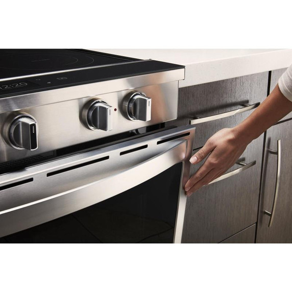 Whirlpool® Cuisinière électrique coulissante intelligente avec technologie Frozen BakeTM - 6.4 pi cu YWEE750H0HZ Whirlpool® Cuisinière électrique coulissante intelligente avec technologie Frozen BakeTM - 6.4 pi cu YWEE750H0HZ