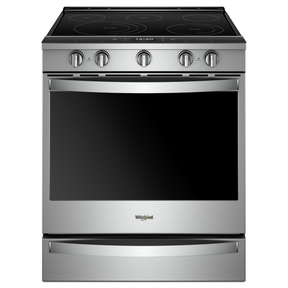 Whirlpool® Cuisinière coulissante électrique intelligente 6.4 pi cu, avec friture à air une fois connectée YWEE750H0HZ