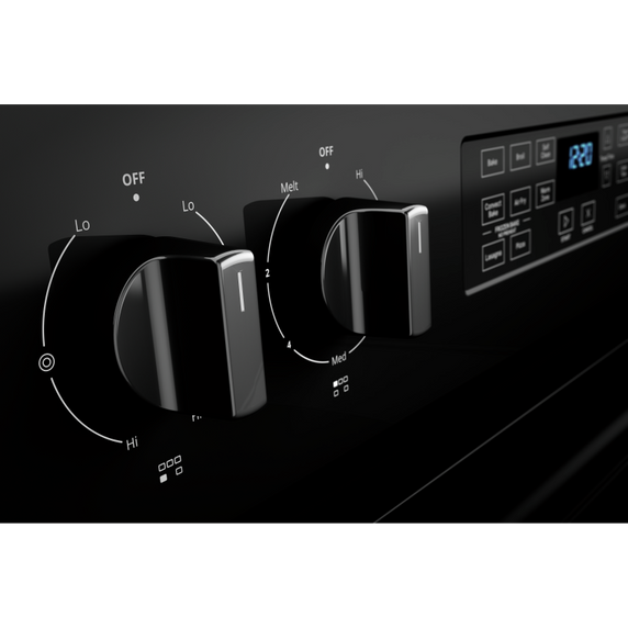 Cuisinière électrique 5 en 1 avec four à friture à l’air - 5.3 pi cu Whirlpool® YWFE550S0LB