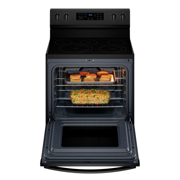 Cuisinière électrique 5 en 1 avec four à friture à l’air - 5.3 pi cu Whirlpool® YWFE550S0LB