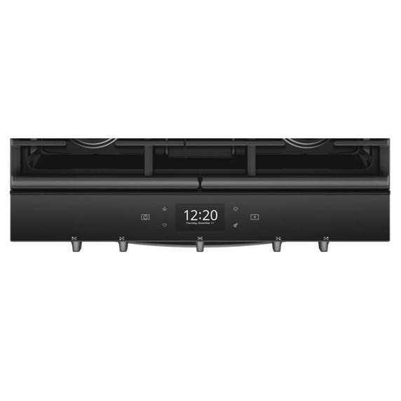 Whirlpool® Cuisinière au gaz intelligente à commandes frontales avec grilles en fonte à charnière EZ-2-LiftTM - 5.8 pi cu WEG750H0HV