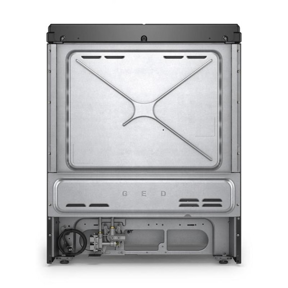 Whirlpool® Cuisinière au gaz intelligente à commandes frontales avec grilles en fonte à charnière EZ-2-LiftTM - 5.8 pi cu WEG750H0HV
