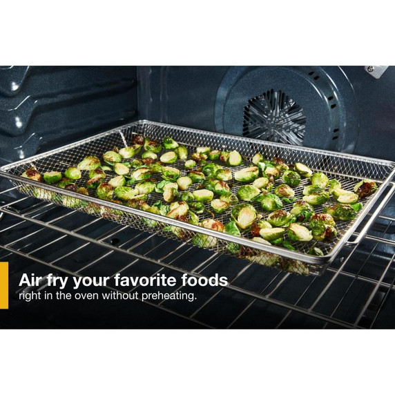 Cuisinière au gaz Whirlpool® 7 en 1 avec four à friture à l’air - 5.8 pi cu WEG745H0LZ