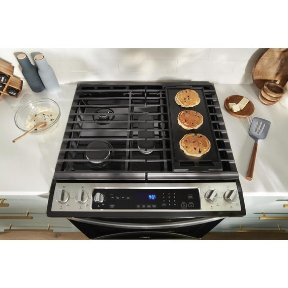 Cuisinière au gaz Whirlpool® 7 en 1 avec four à friture à l’air - 5.8 pi cu WEG745H0LZ