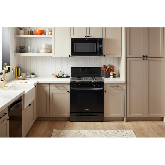 Cuisinière au gaz non encastrée avec brûleur speedheattm - 5 pi cu Whirlpool® WFG515S0MB