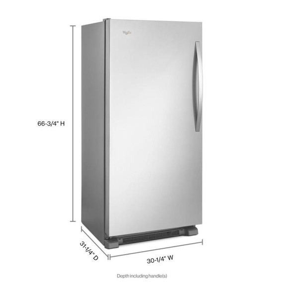 Whirlpool® Congélateur sans réfrigérateur SideKicks® avec congélation rapide - 30 po - 18 pi cu WSZ57L18DM