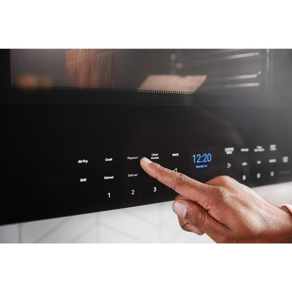 Whirlpool® Four à micro-ondes à hotte intégrée encastré au design affleurant avec friture à air YWMMF7330RZ