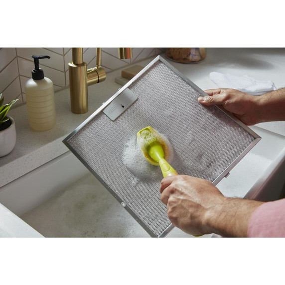 Whirlpool® Hotte de cuisinière murale incurvée en verre - 30 po WVW51UC0LS