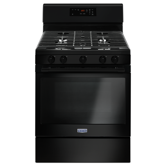 Cuisinière au gaz avec cinquième brûleur ovale - 30 po - 5 pi cu Maytag® MGR6600FB