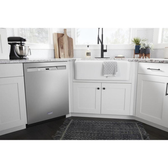 Maytag® Lave-vaisselle à commandes dissimulées avec filtration à puissance double et cycle intensif PowerBlast® MDB4949SKZ