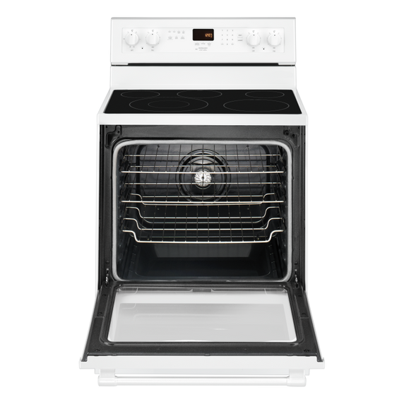 Cuisinière électrique avec convection véritable et préchauffage rapide - 30 po - 6.4 pi cu Maytag® YMER8800FW