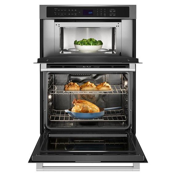 Maytag® Four mural combiné avec four à micro-ondes à friture à air et panier - 30 po - 6,4 pi cu MOEC6030LZ