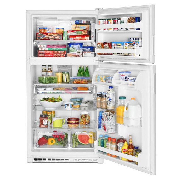 Maytag® Réfrigérateur à congélateur supérieur avec fonction PowerCold® - 33 po - 21 pi cu MRT311FFFH