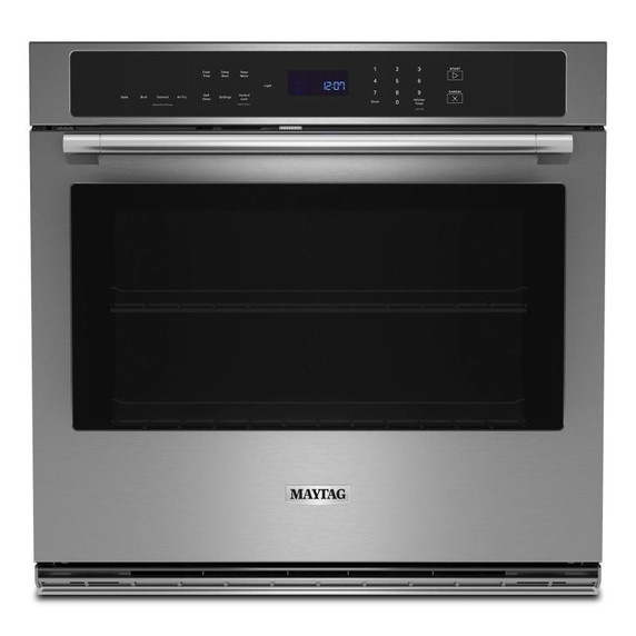 Maytag® Four mural simple avec friture à air et panier - 27 po - 4.3 pi cu MOES6027LZ